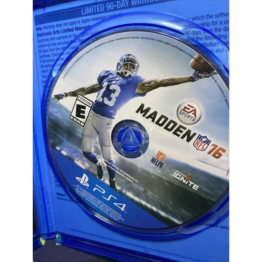 Used Madden NFL 16 (Sony PlayStation 4, 2015) Nice